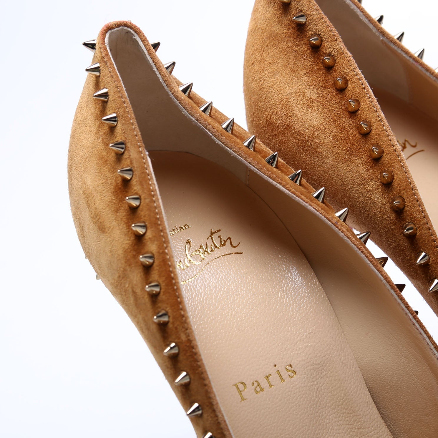 Anjalina 100MM Spike Suede Heels Size 41