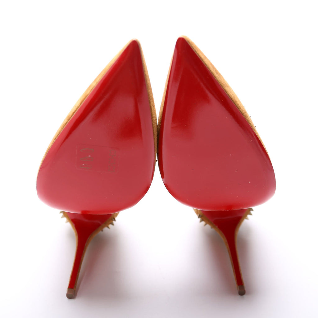 Anjalina 100MM Spike Suede Heels Size 41