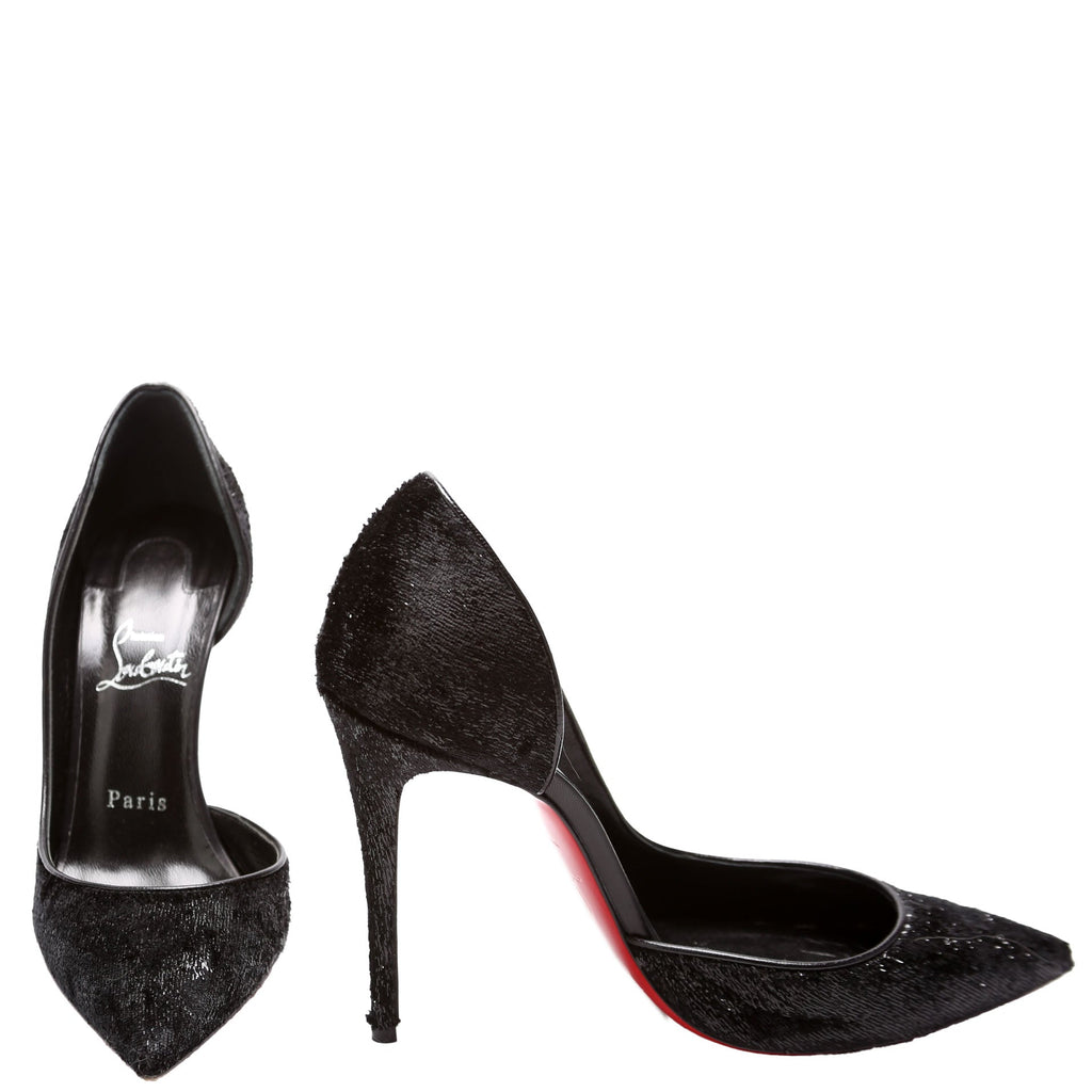 Iriza Velvet 100MM Size 39 Black