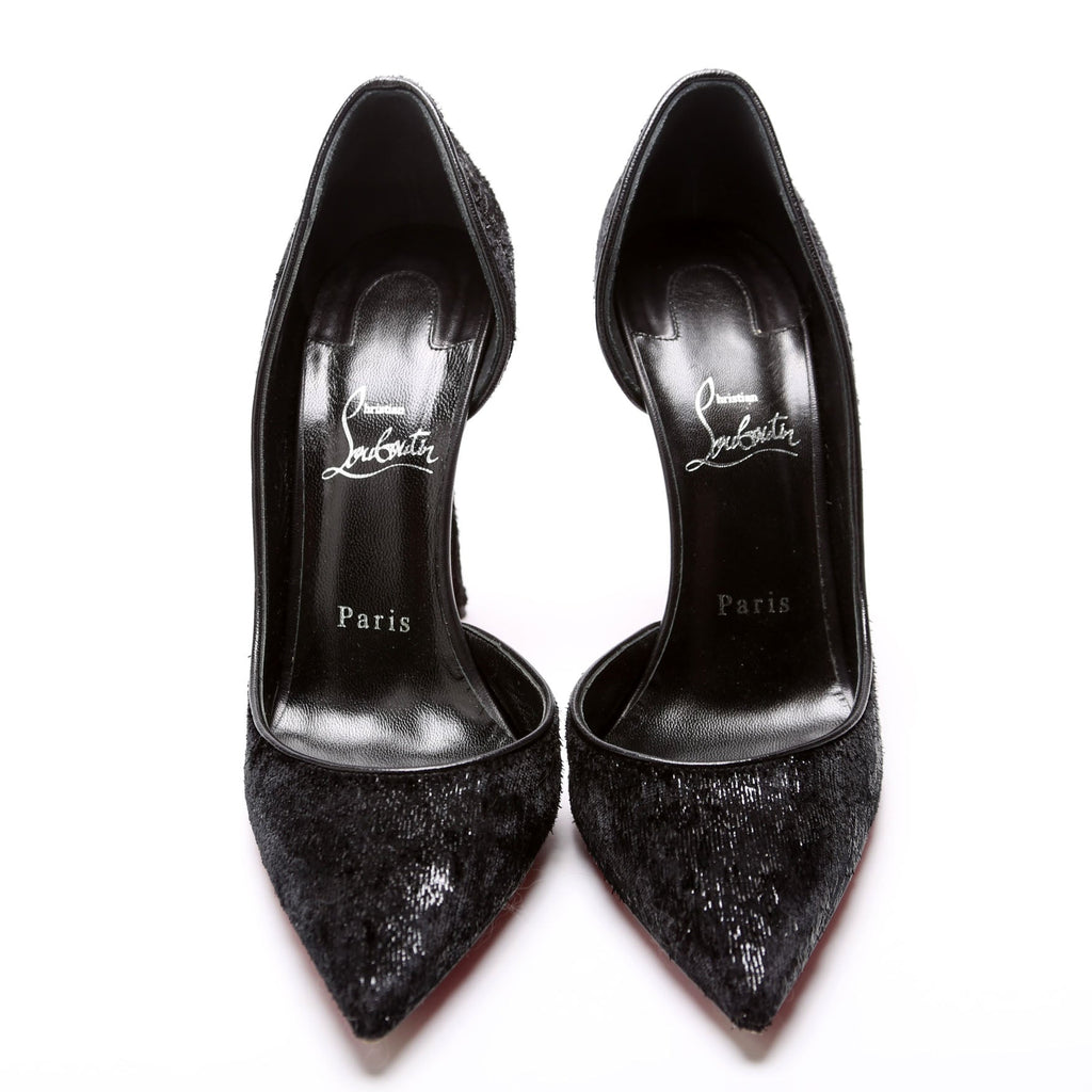 Iriza Velvet 100MM Size 39 Black