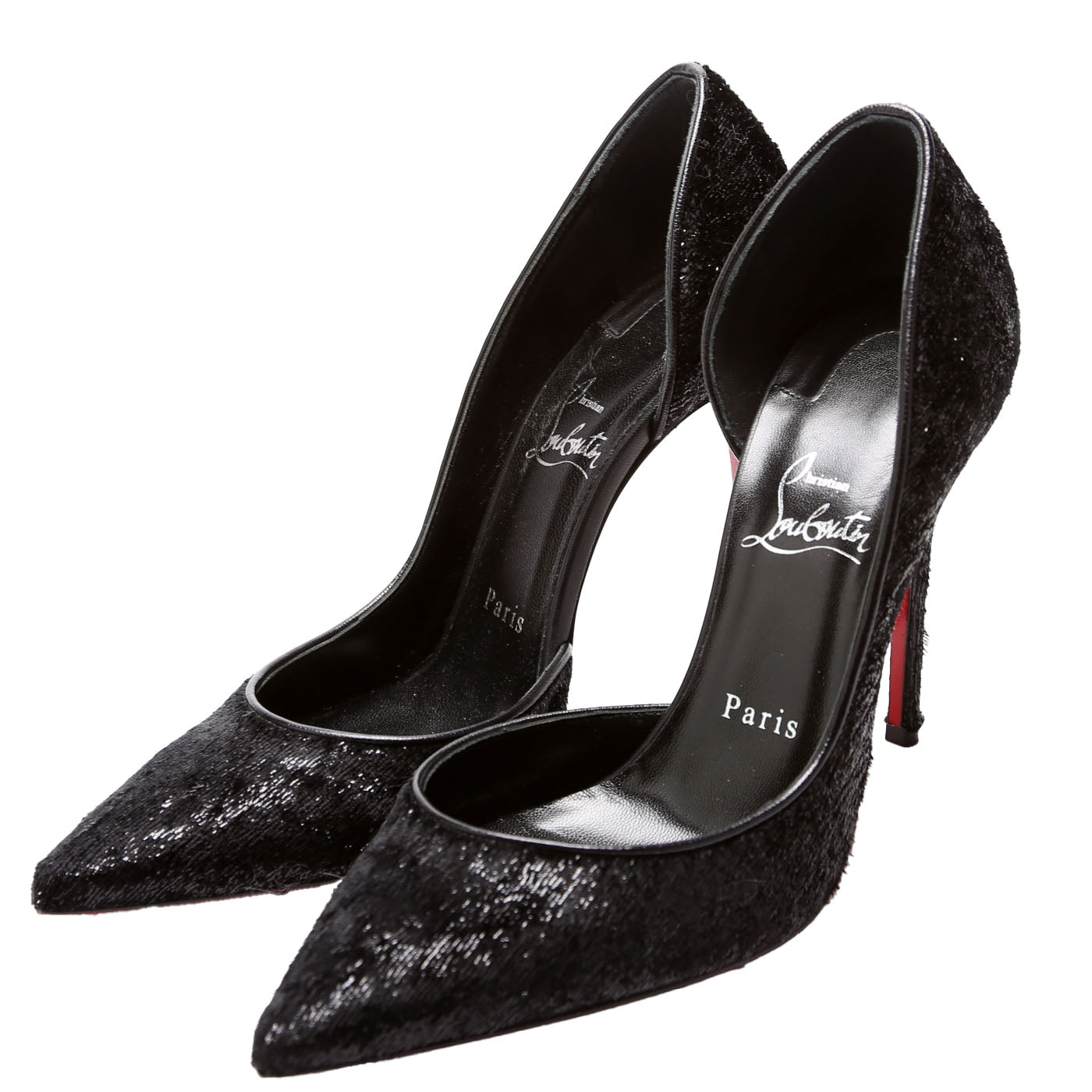 Iriza Velvet 100MM Size 39 Black