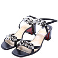 Galeritta 55 Studded Sandals Size 40.5 Black