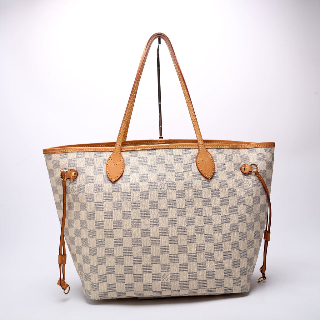 Neverfull MM W/ Wallet Damier Azur