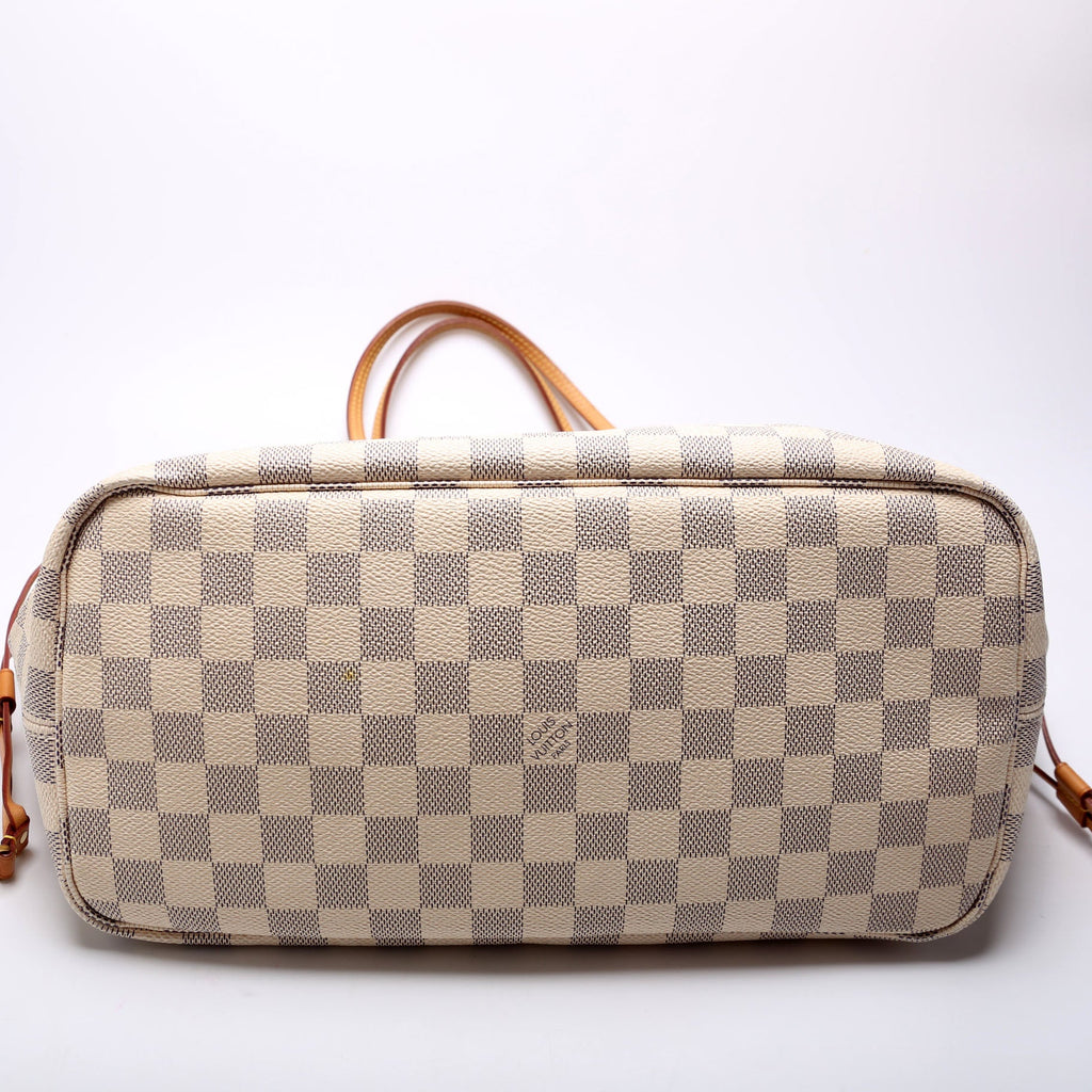 Neverfull MM W/ Wallet Damier Azur