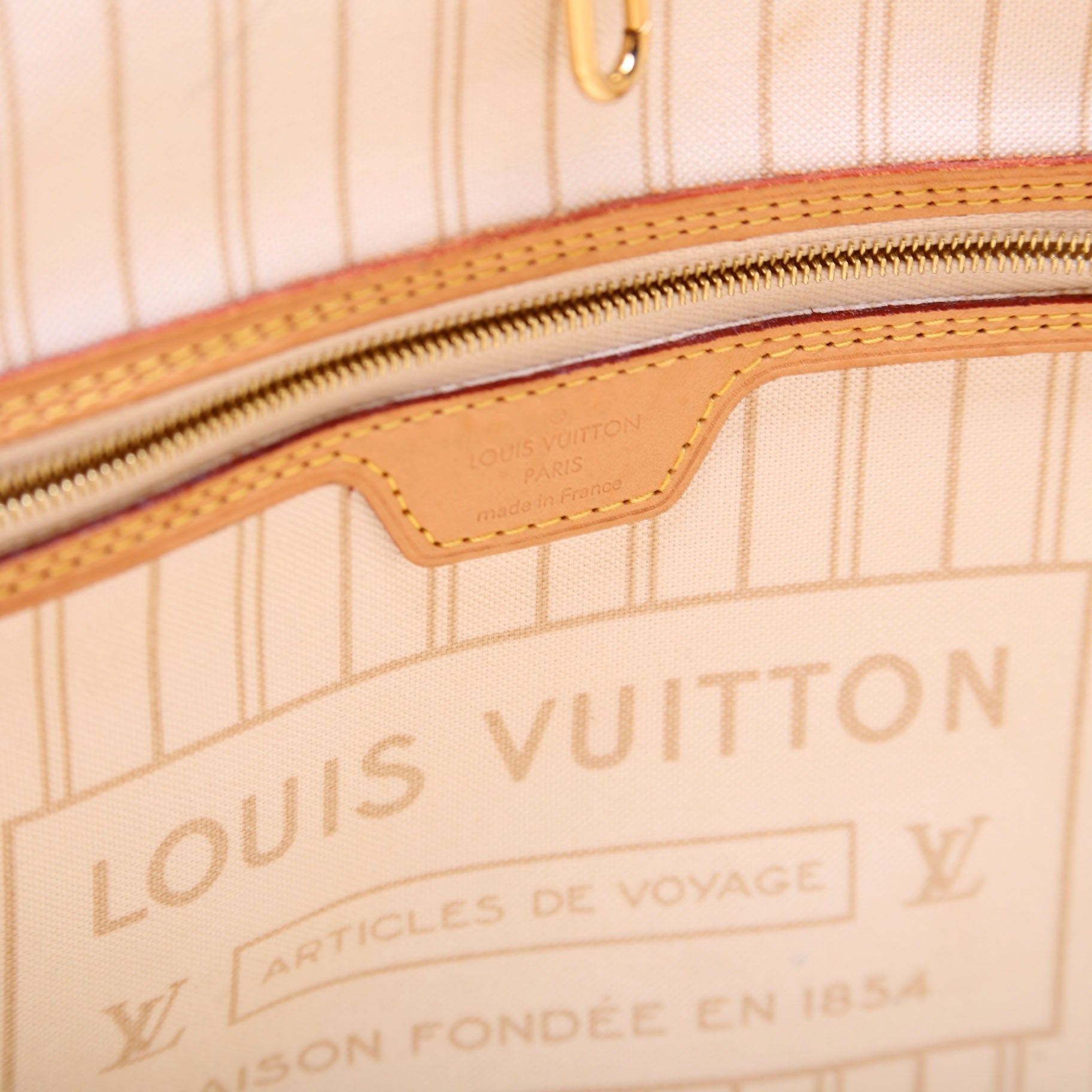Neverfull MM W/ Wallet Damier Azur