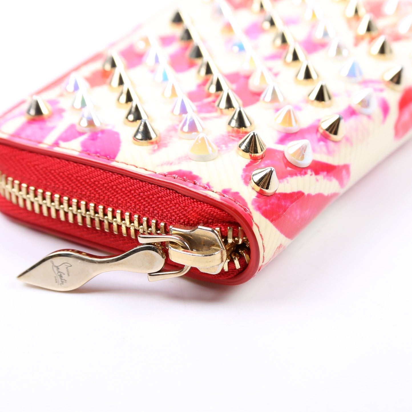 Panettone Spiked Lips Coin Purse Red/Multicolor