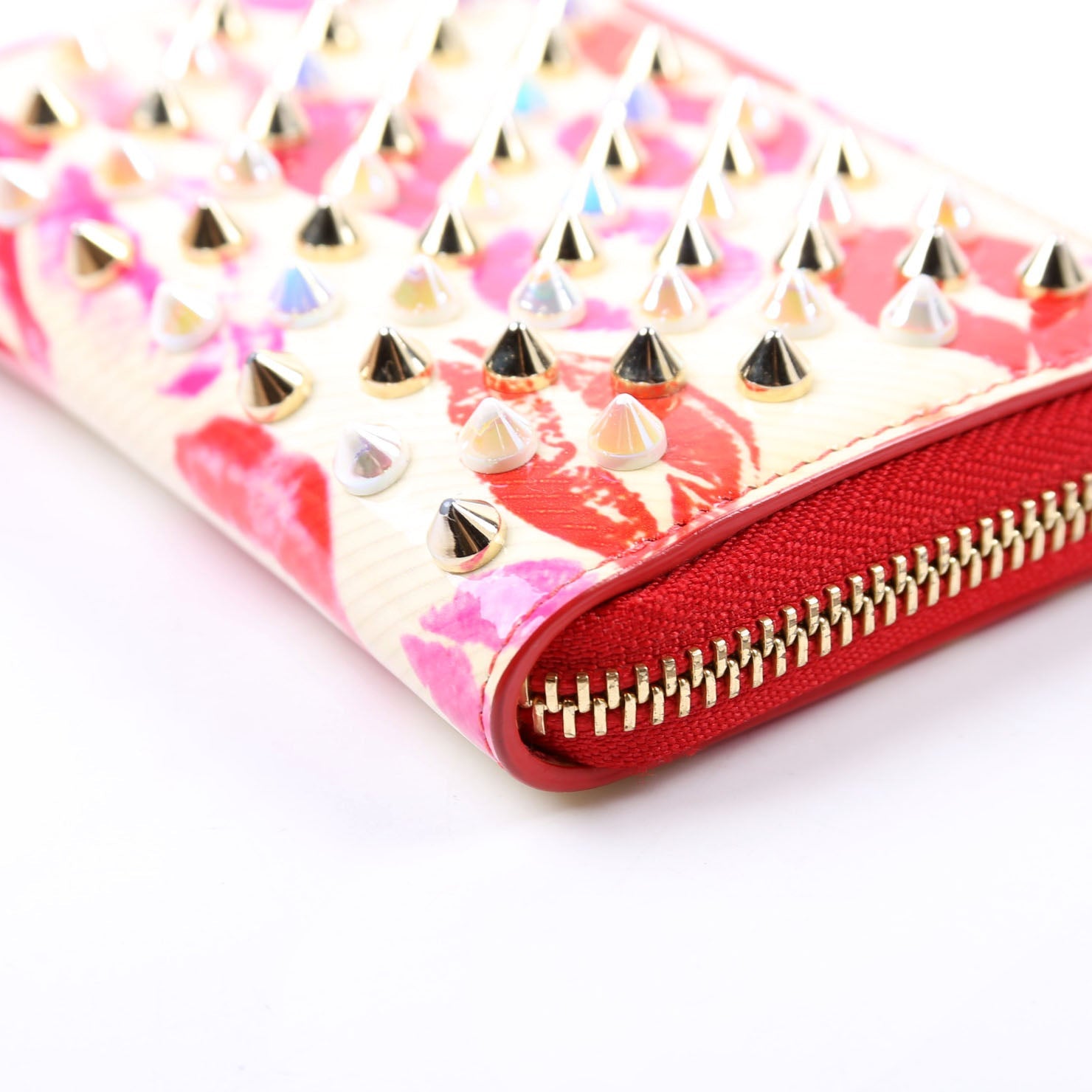 Panettone Spiked Lips Coin Purse Red/Multicolor