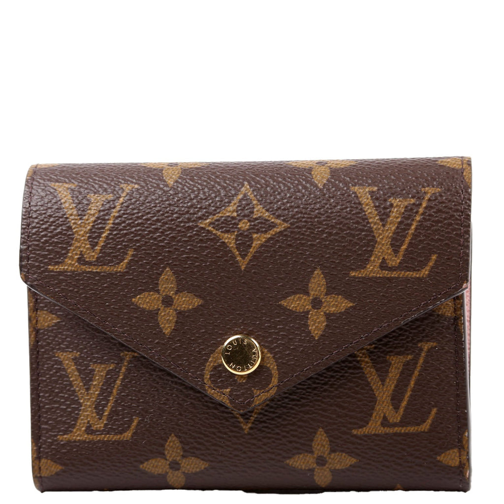 Victorine Wallet Monogram Pink