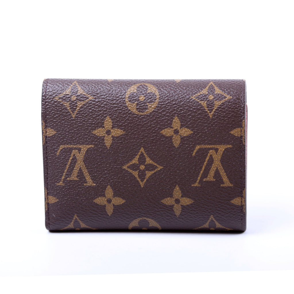Victorine Wallet Monogram Pink