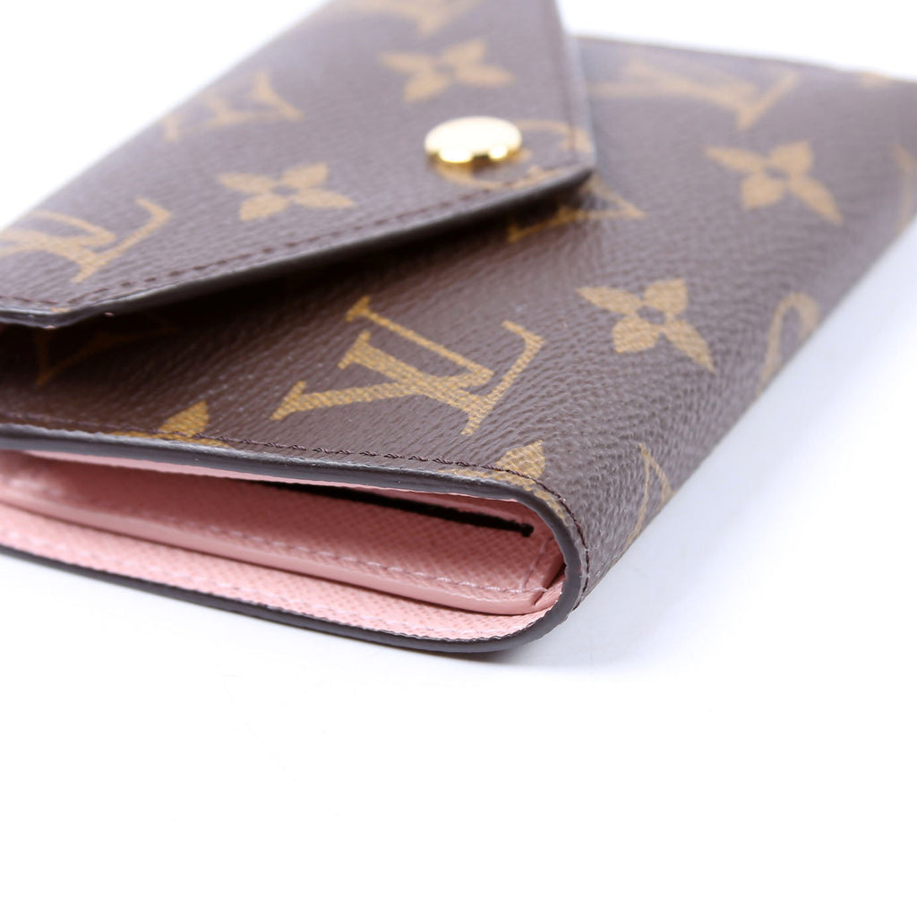 Victorine Wallet Monogram Pink