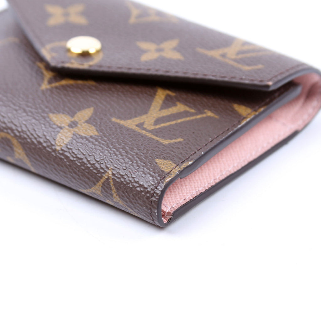 Victorine Wallet Monogram Pink