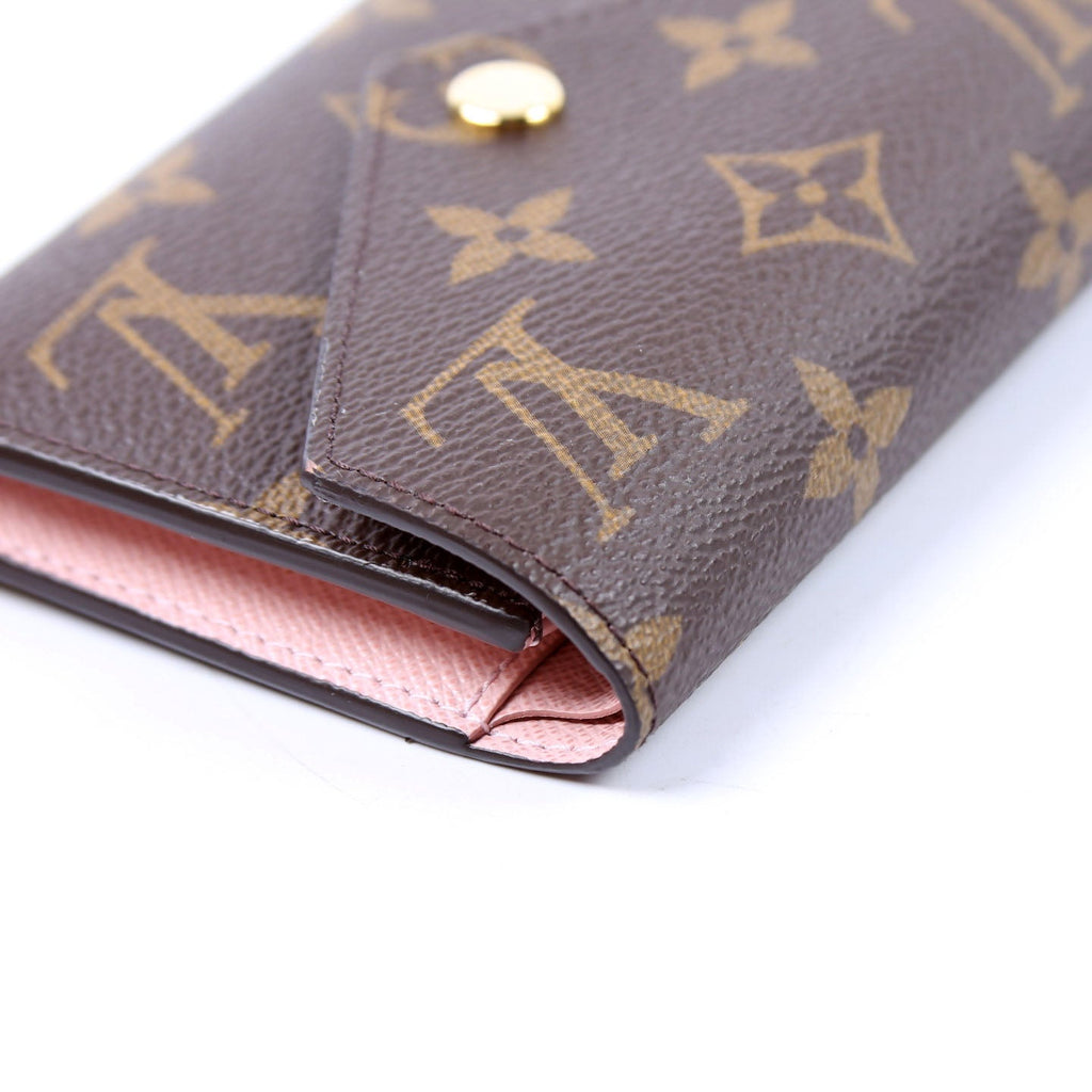 Victorine Wallet Monogram Pink