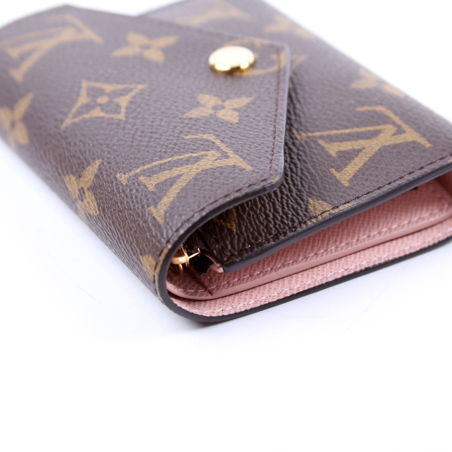 Victorine Wallet Monogram Pink