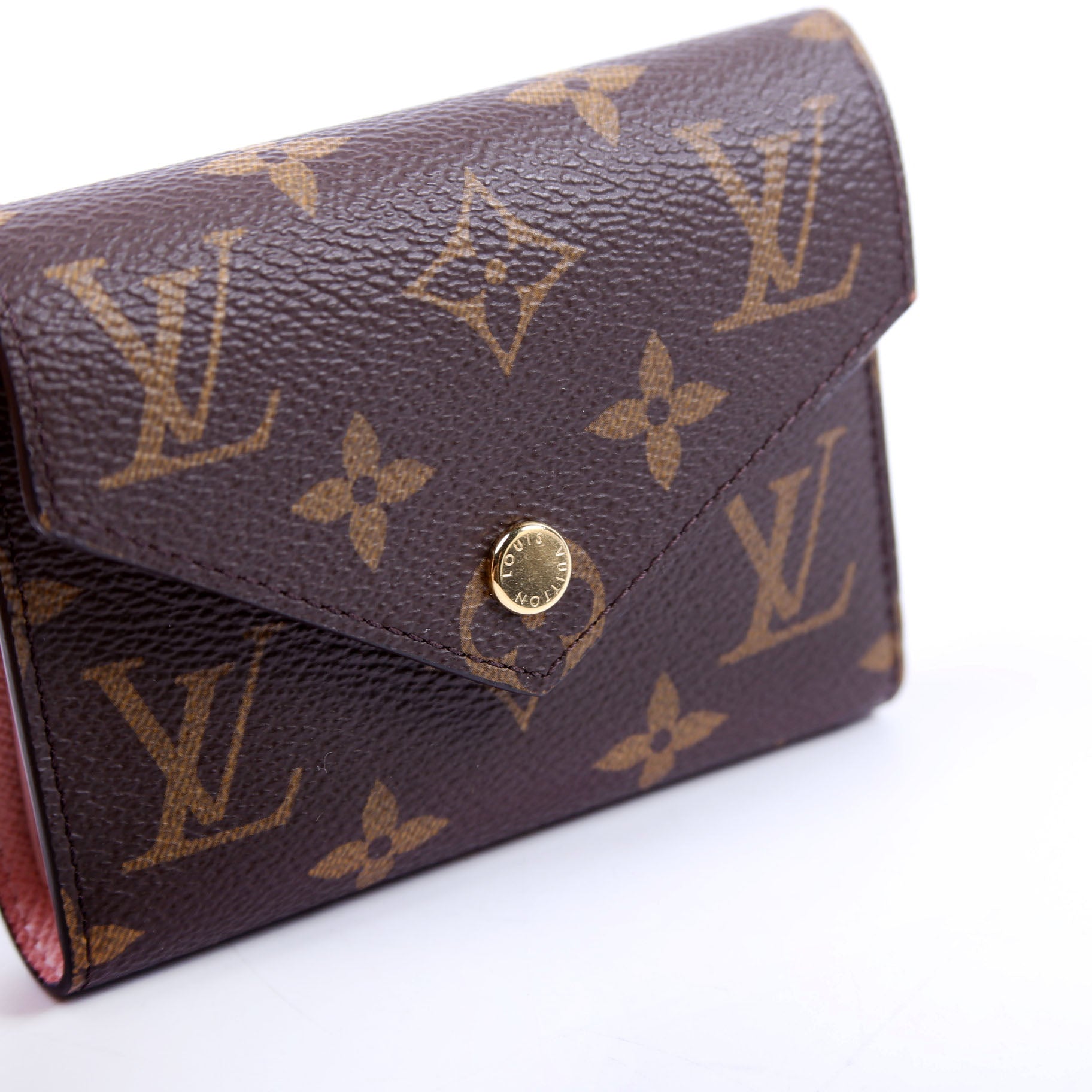 Victorine Wallet Monogram Pink