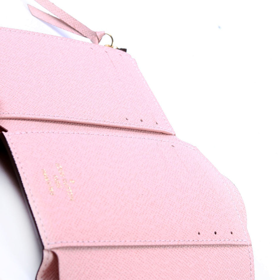 Victorine Wallet Monogram Pink