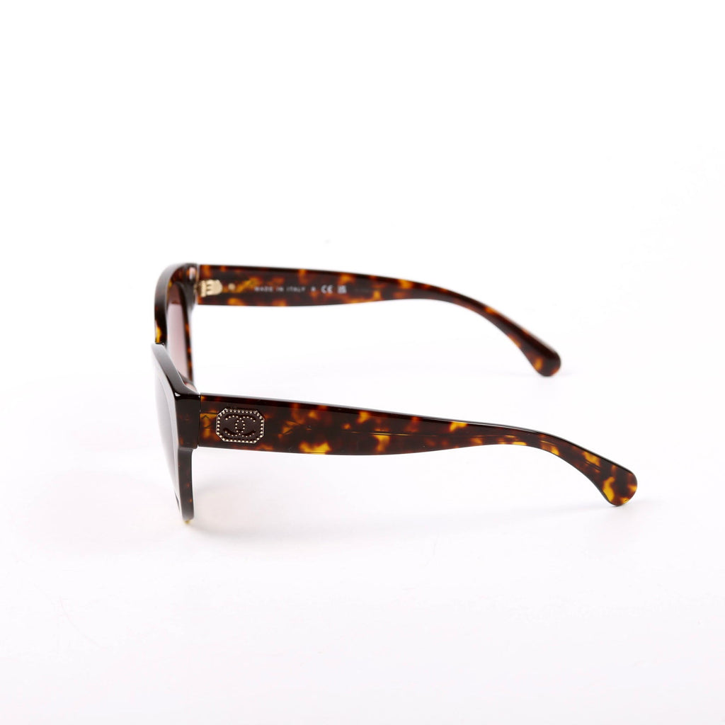 5477 CC Cat Eye Sunglasses Brown