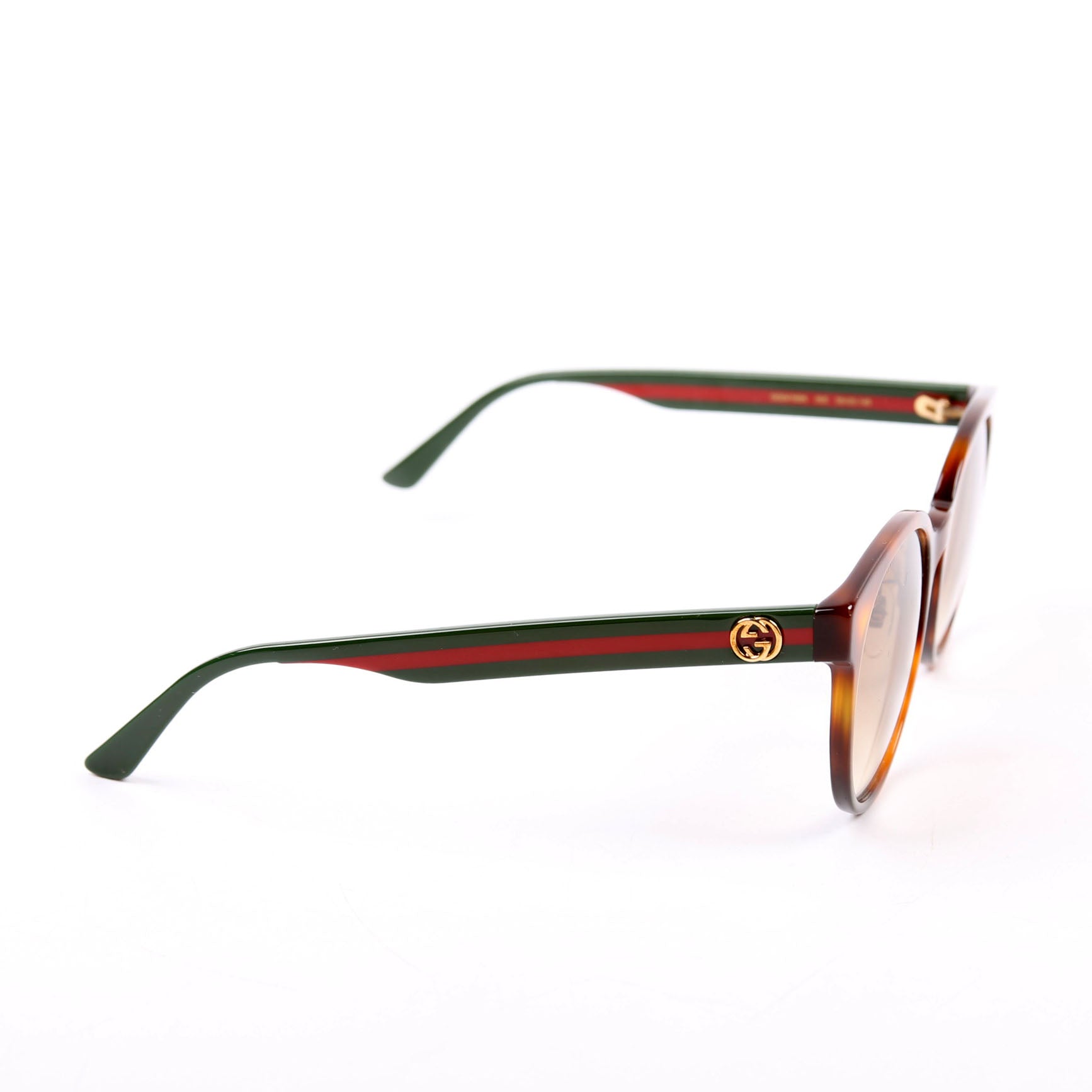 GG0416SK Round Sunglasses Brown/Multicolor
