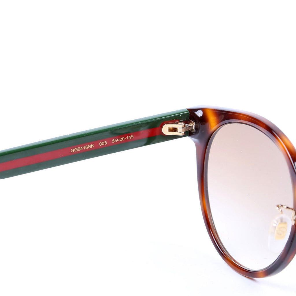 GG0416SK Round Sunglasses Brown/Multicolor