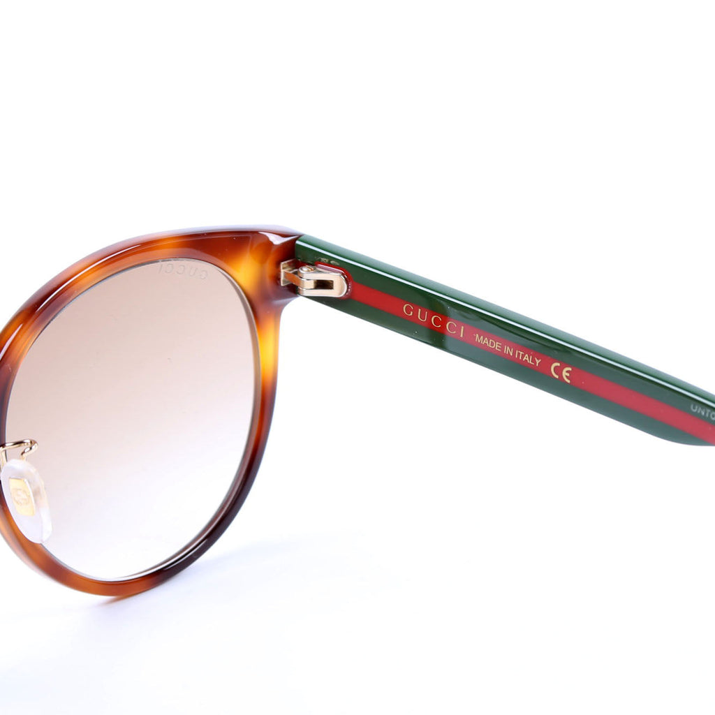 GG0416SK Round Sunglasses Brown/Multicolor