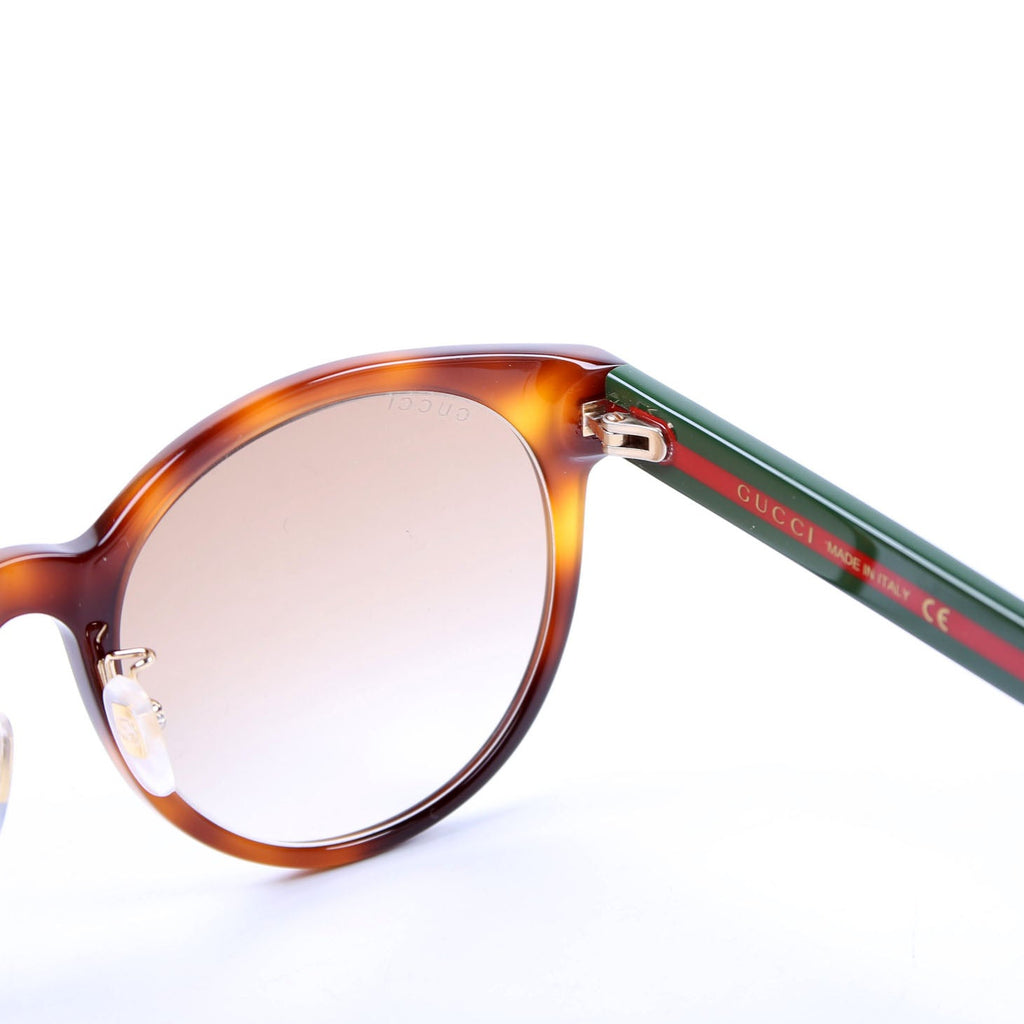 GG0416SK Round Sunglasses Brown/Multicolor