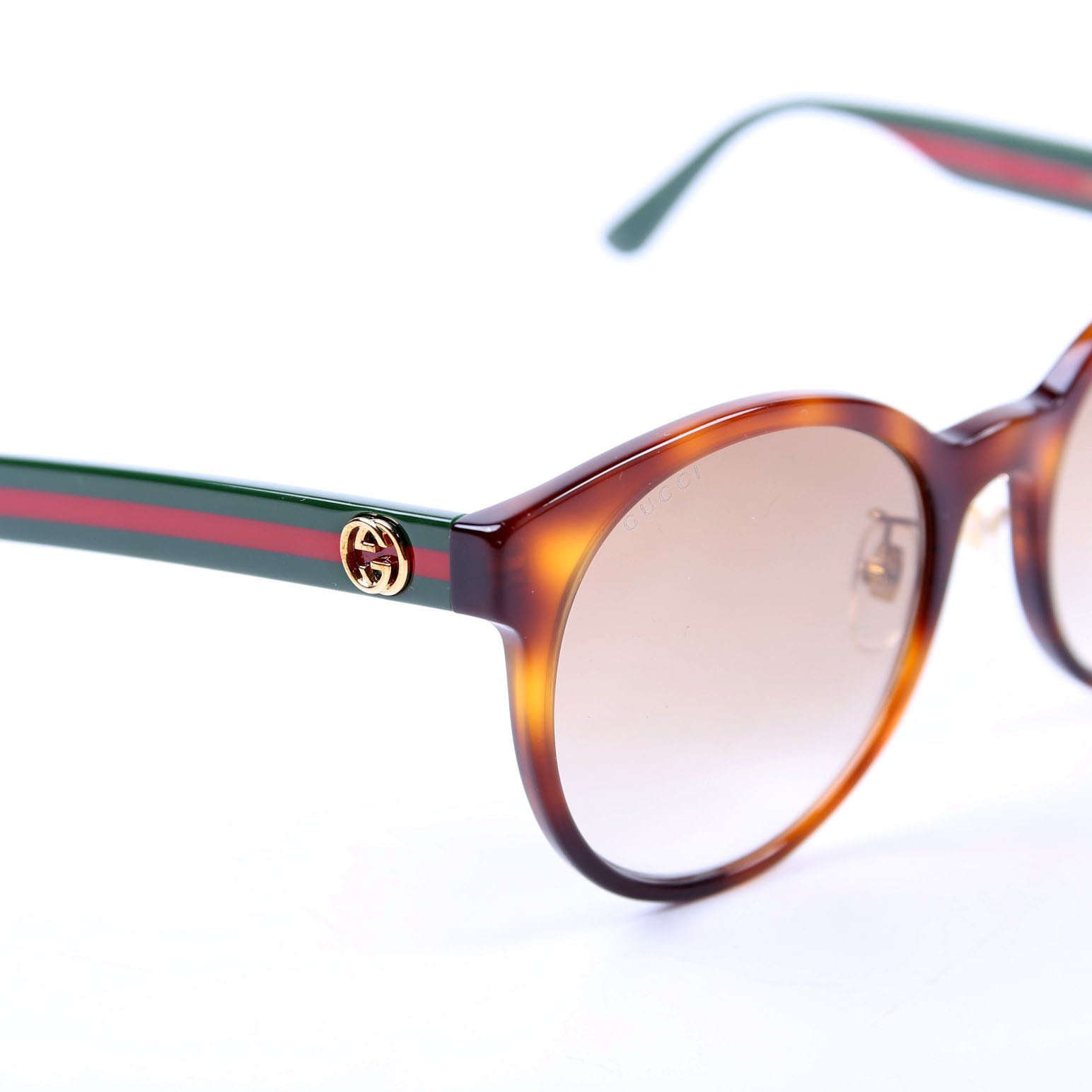 GG0416SK Round Sunglasses Brown/Multicolor