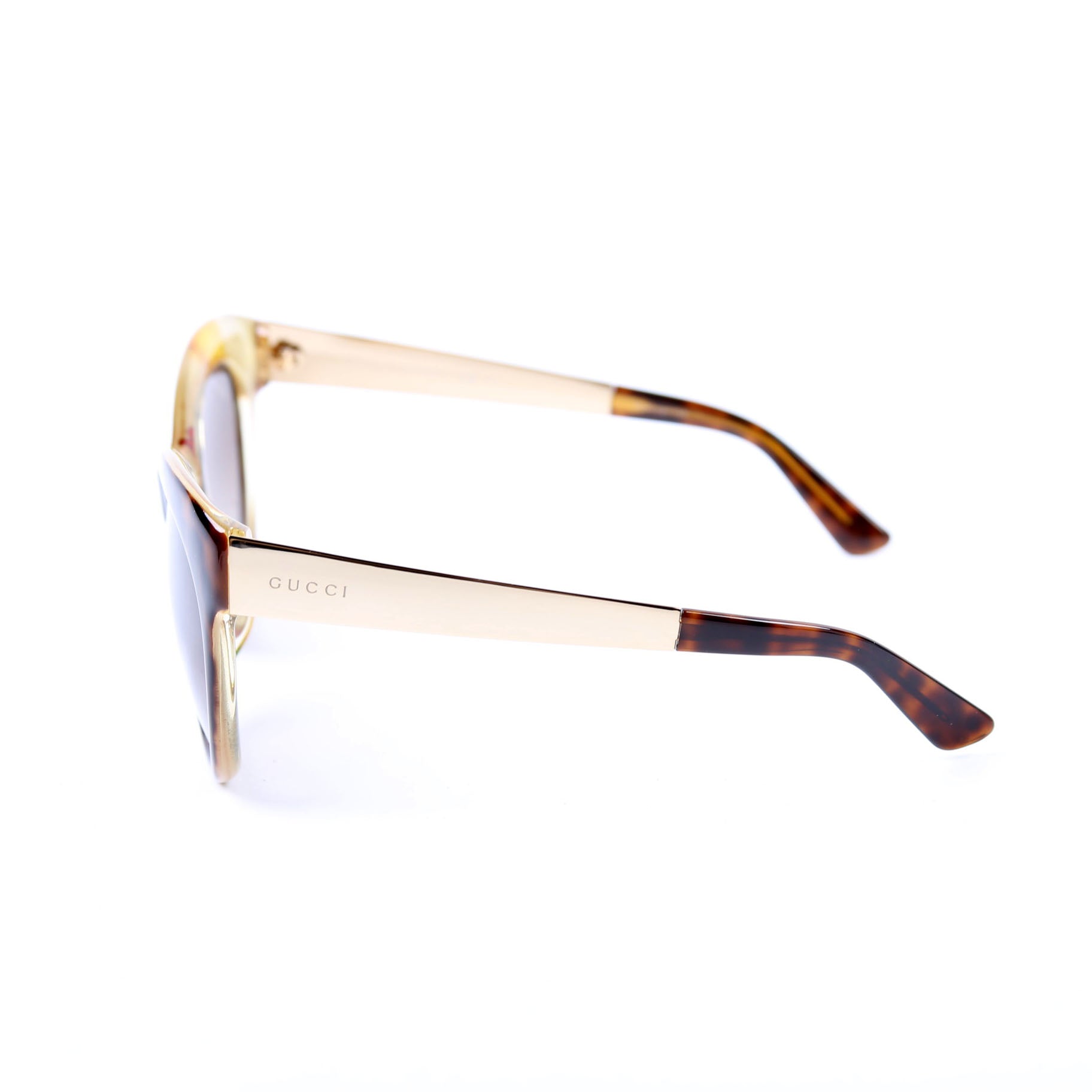 GG3760 Tortoise Cateye Sunglasses Brown