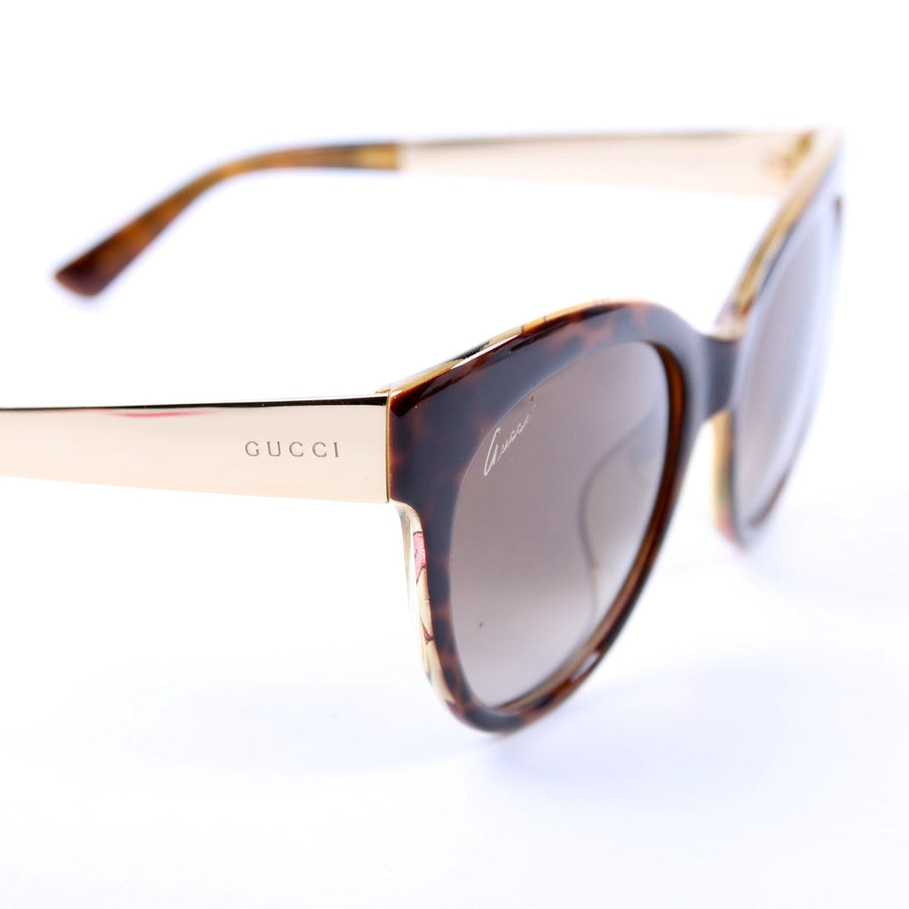 GG3760 Tortoise Cateye Sunglasses Brown