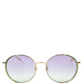 GG0401SK Oversized Round Sunglasses Gold