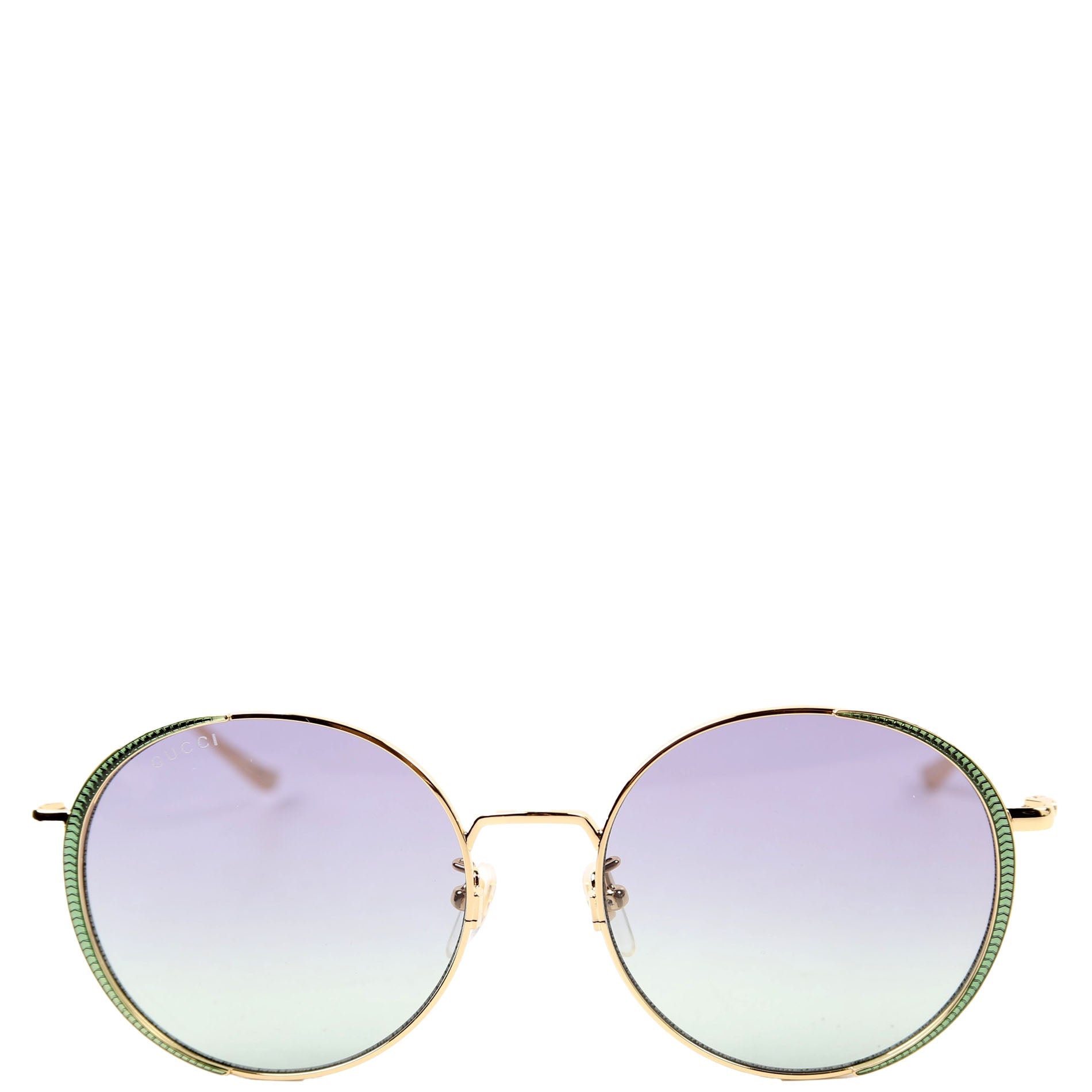 GG0401SK Oversized Round Sunglasses Gold