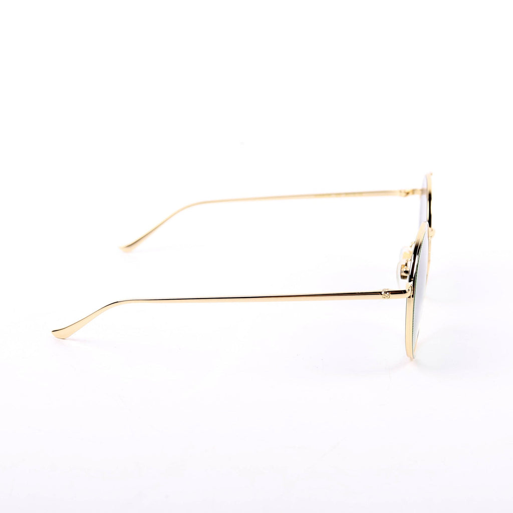 GG0401SK Oversized Round Sunglasses Gold