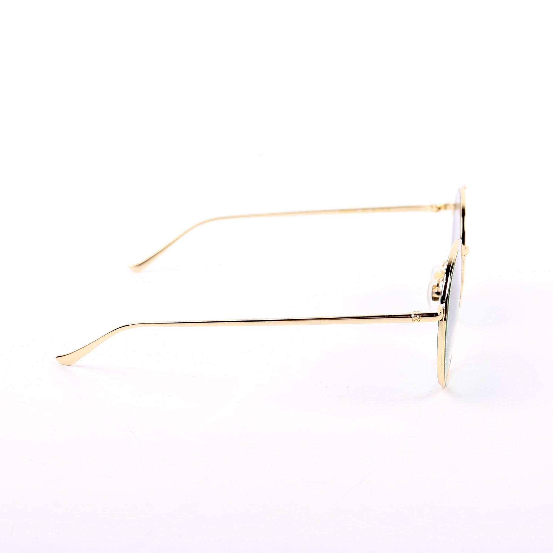 GG0401SK Oversized Round Sunglasses Gold