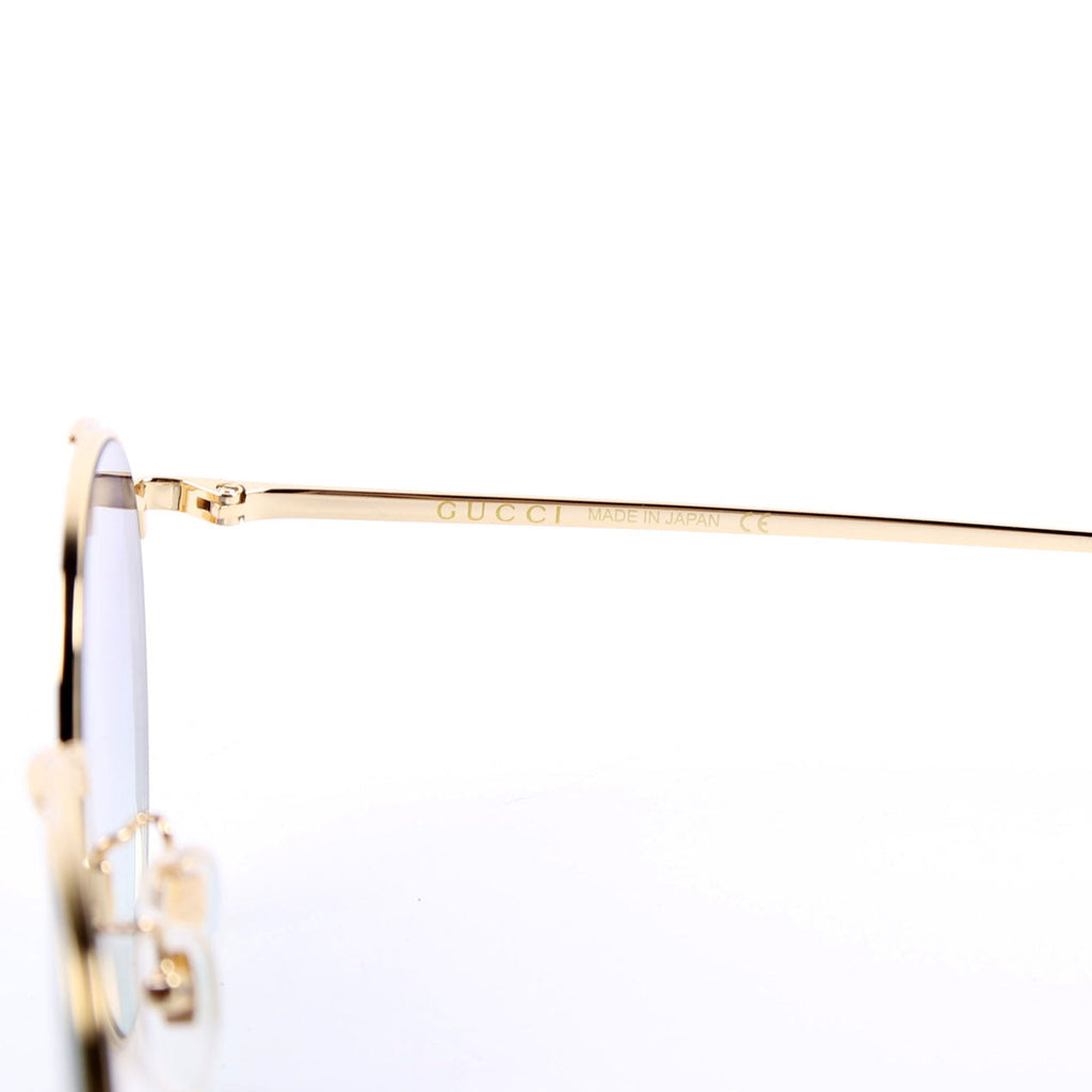 GG0401SK Oversized Round Sunglasses Gold
