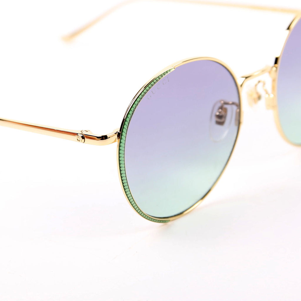 GG0401SK Oversized Round Sunglasses Gold