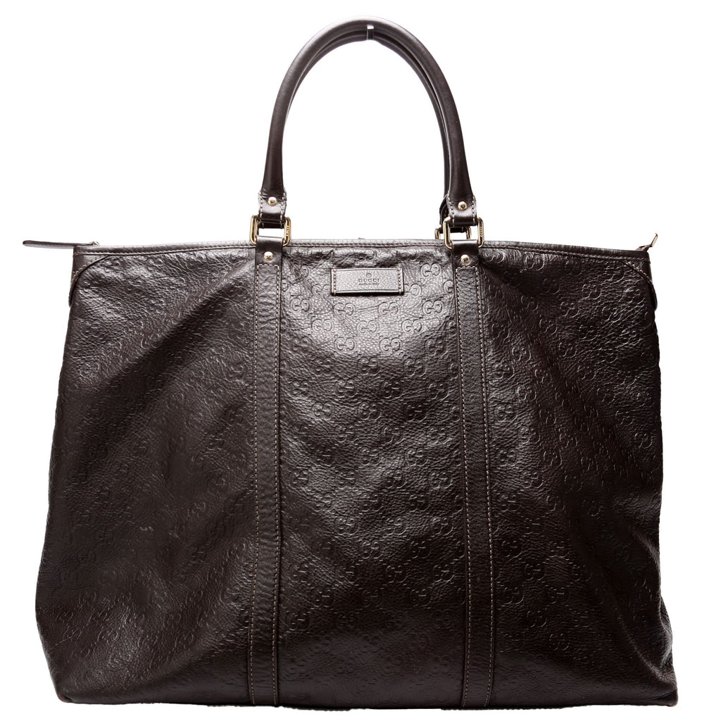201482 Guccissima Large Tote Brown