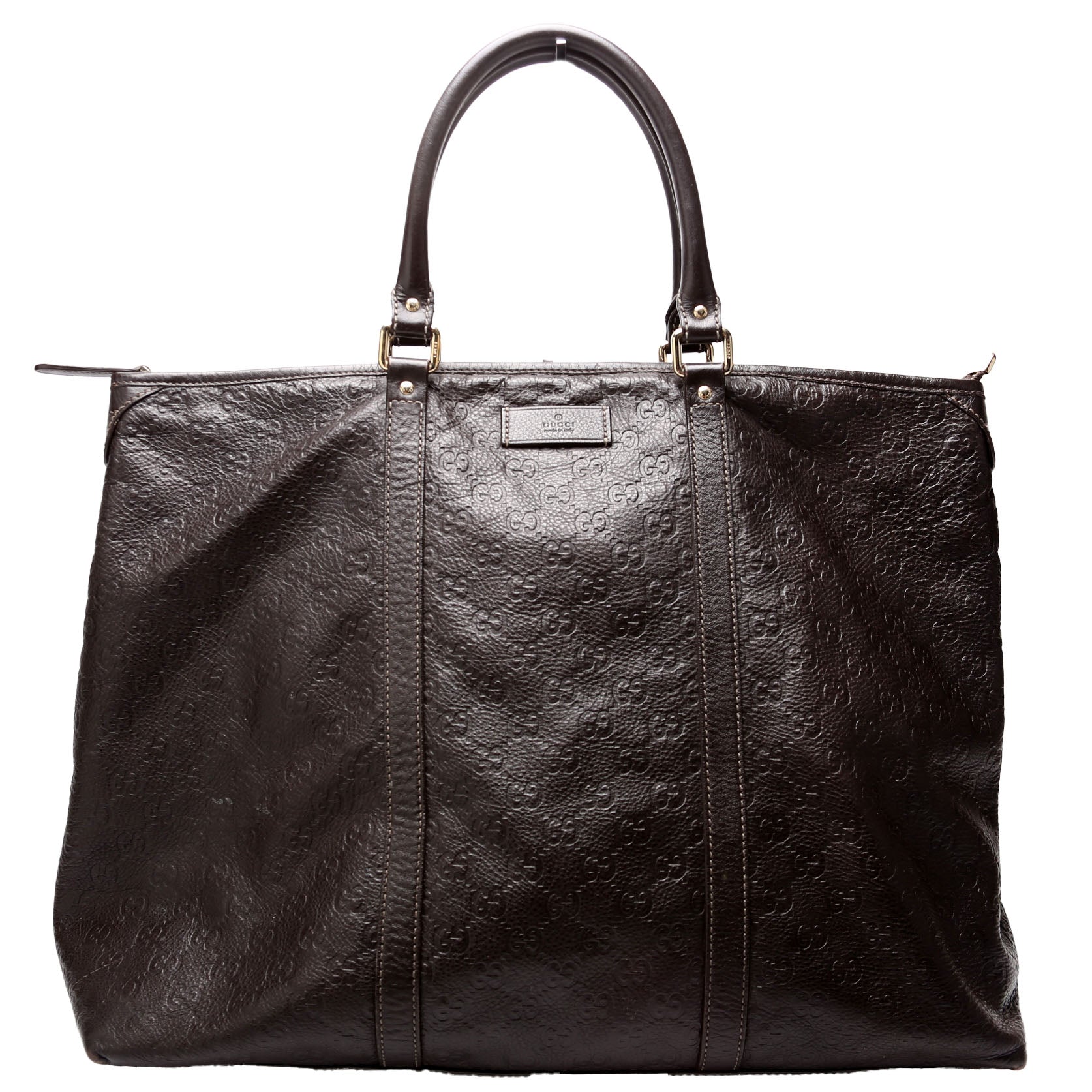 201482 Guccissima Large Tote Brown