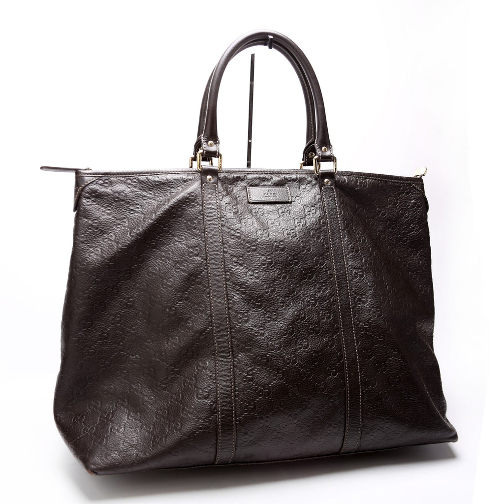 201482 Guccissima Large Tote Brown