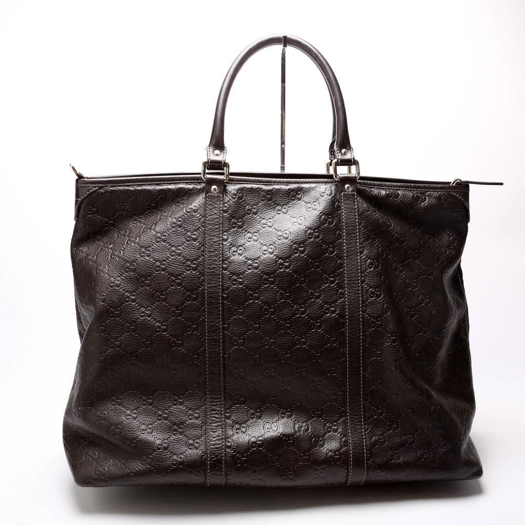 201482 Guccissima Large Tote Brown