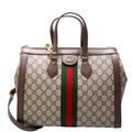524537 Ophidia GG Medium Tote Brown
