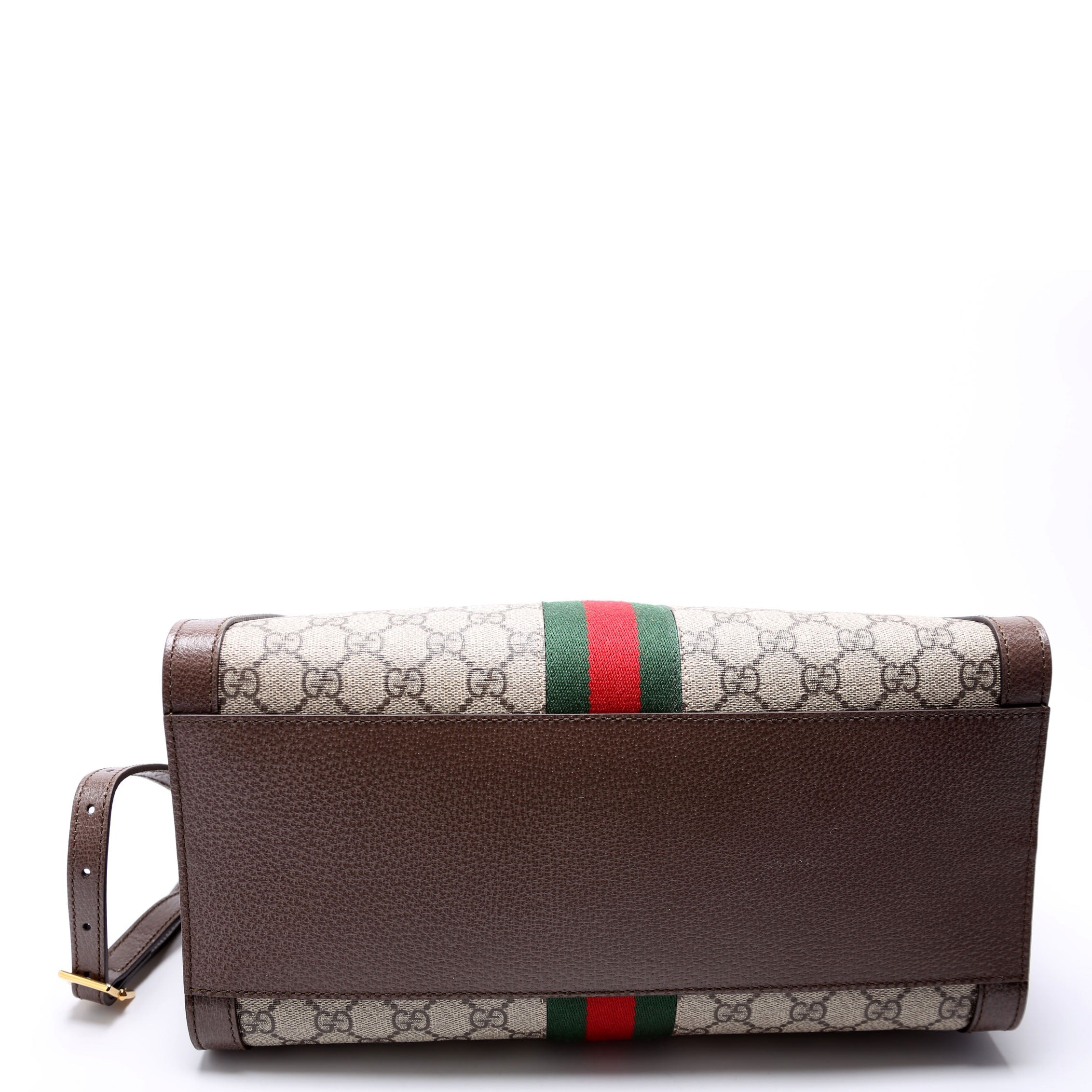524537 Ophidia GG Medium Tote Brown