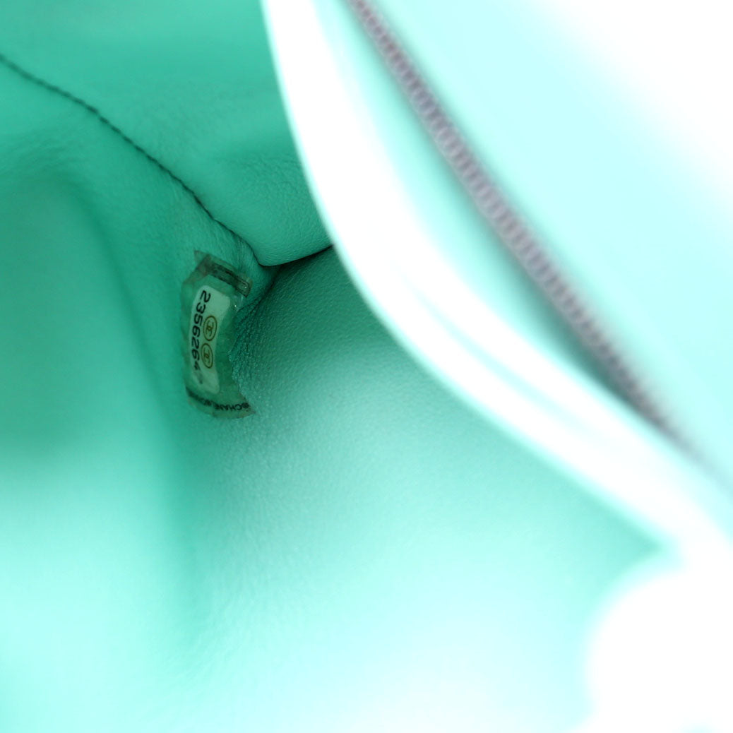 Coco Top Handle Mini Python 23M Green