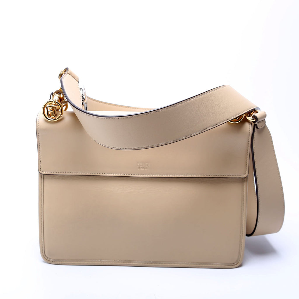 8BT284 Kan I Medium Shoulder Bag Vitello F is Fendi