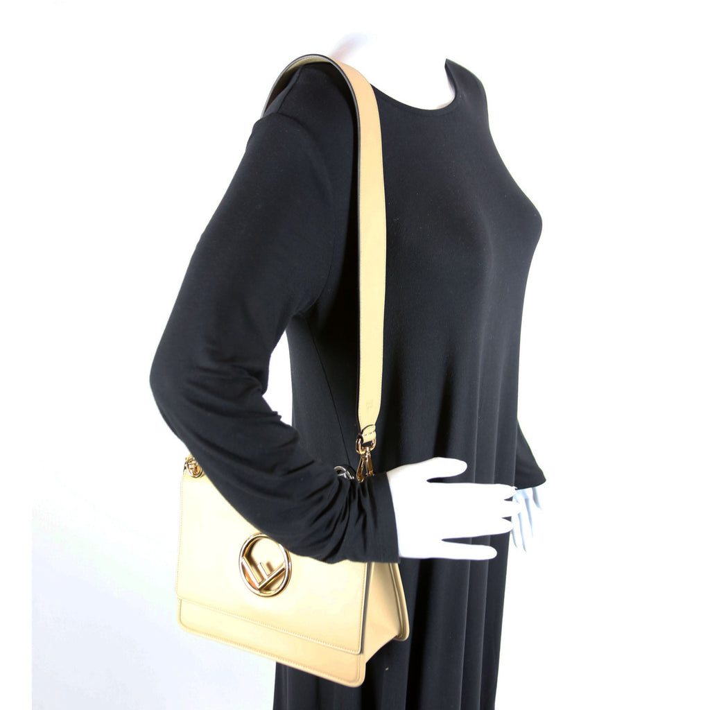 8BT284 Kan I Medium Shoulder Bag Vitello F is Fendi