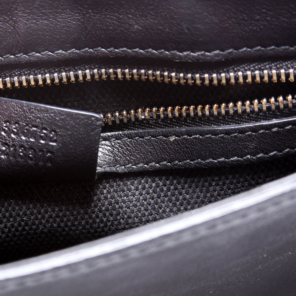 336752 Soho Chain Crossbody Medium Patent Black