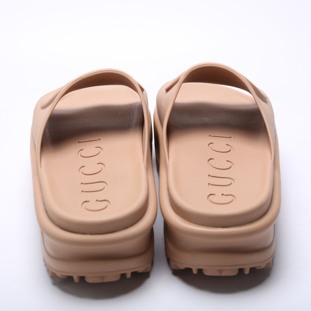 Interlocking G Rubber Platform Slides Size 39