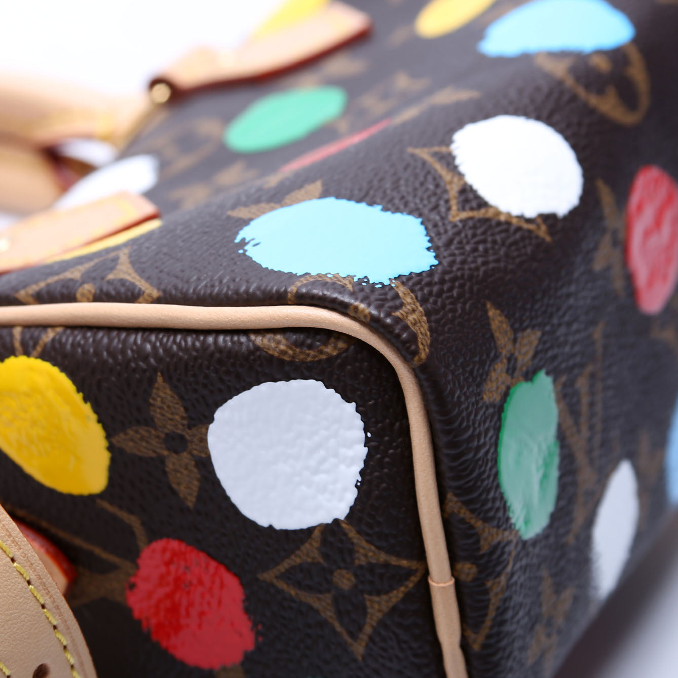 LV X YK Nano Speedy Monogram Dots
