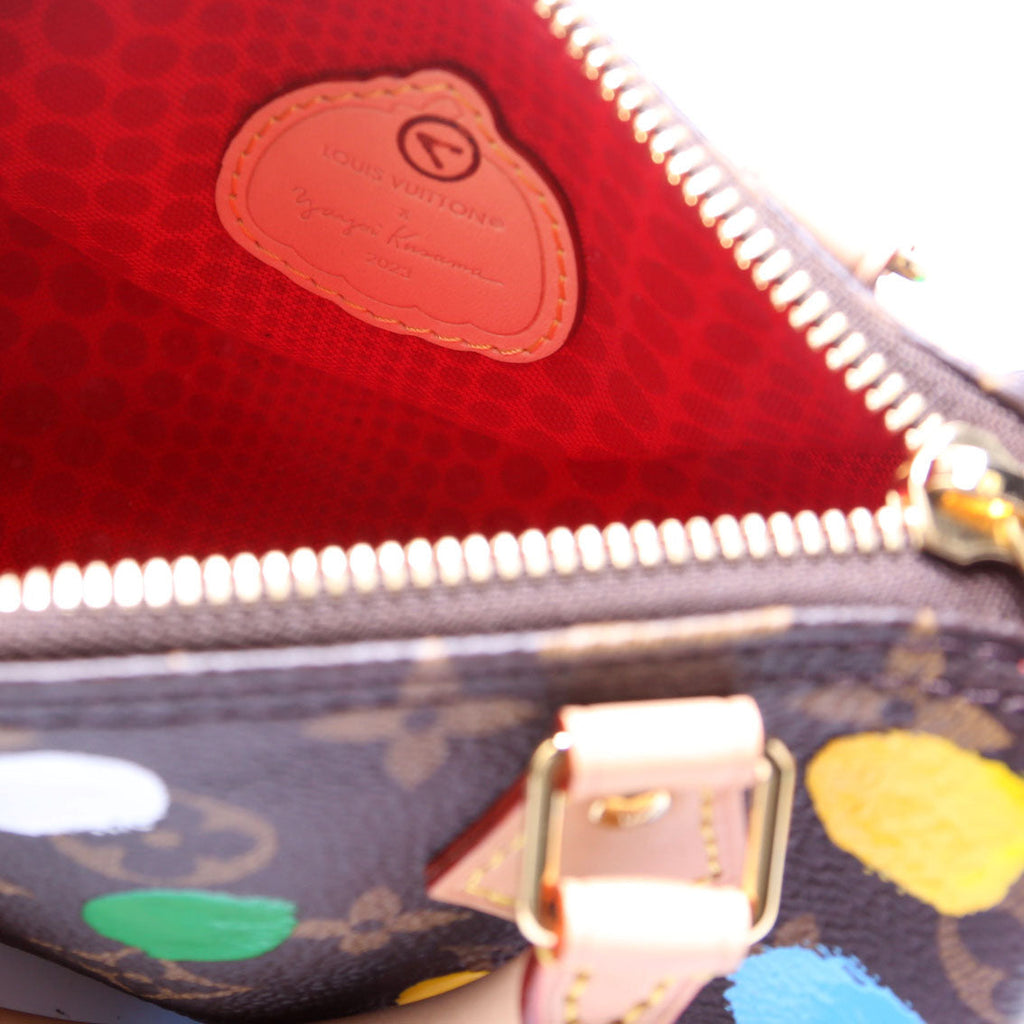 LV X YK Nano Speedy Monogram Dots