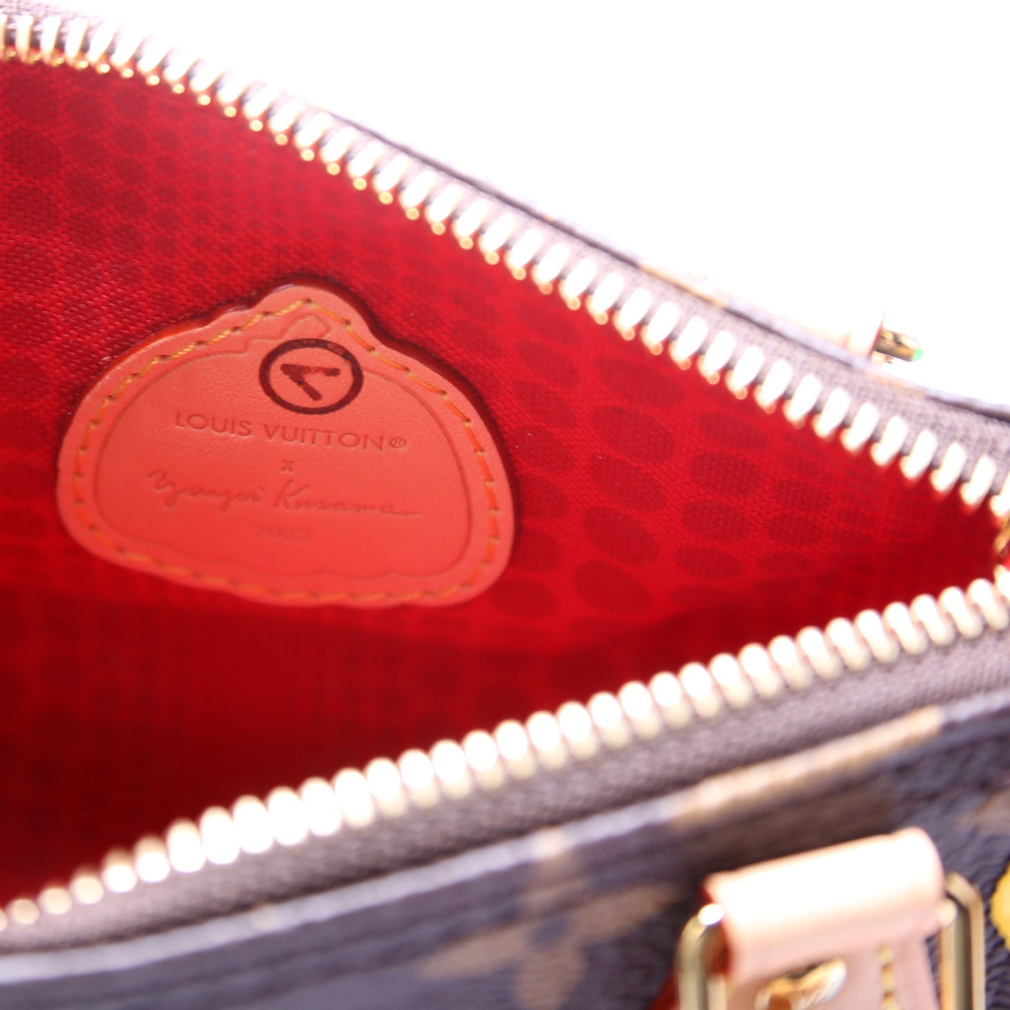LV X YK Nano Speedy Monogram Dots