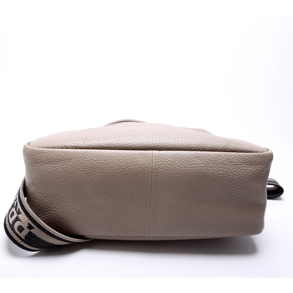 Large Leather Handbag 1BC170Grey