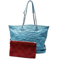 CC Shopping Tote W/ Pouch Quilted Caviar 20M