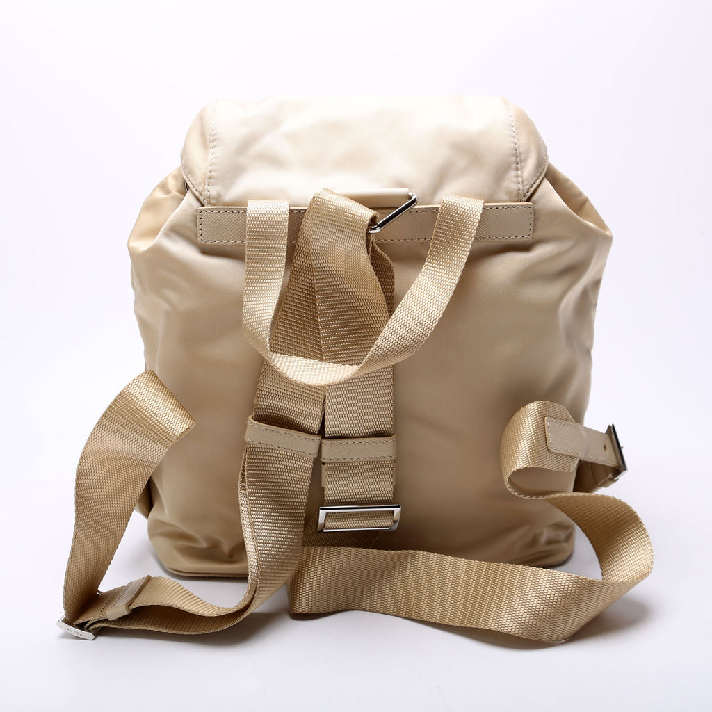 1BZ677 Re-Nylon Backpack Small Tan